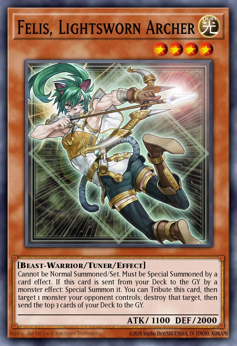 Felis, Lightsworn Archer · Duelist Alliance: Deluxe Edition 73176465/7