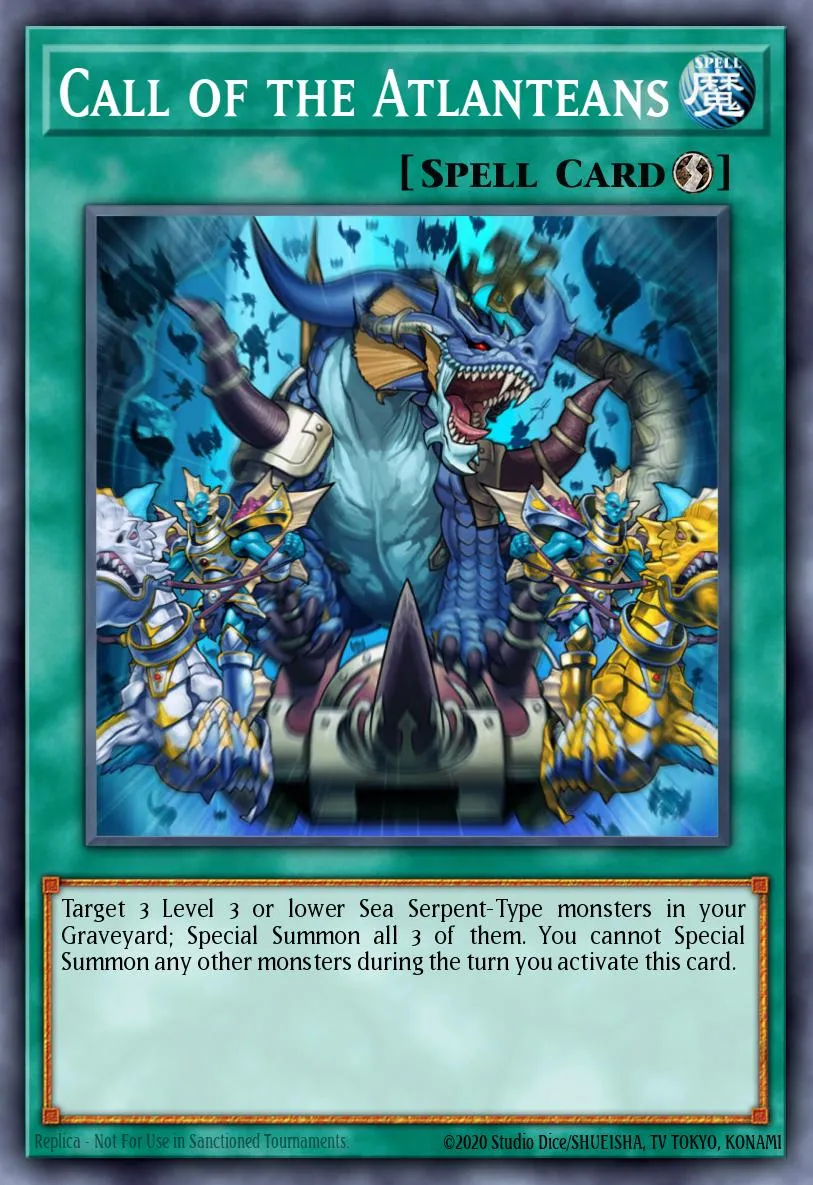 Call of the Atlanteans · Realm of the Sea Emperor Structure Deck 73199638/39