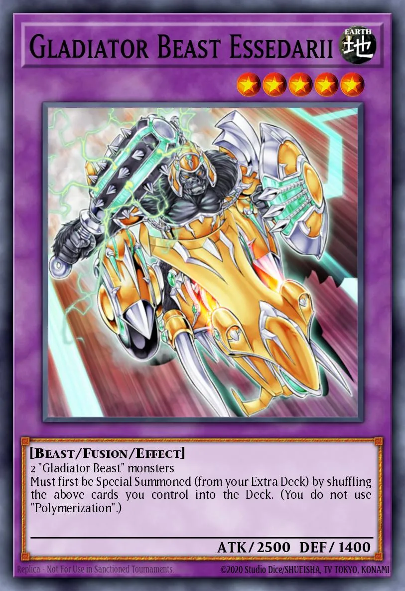 Gladiator Beast Essedarii · Extreme Victory Sneak Peek Participation Card 73285669/1