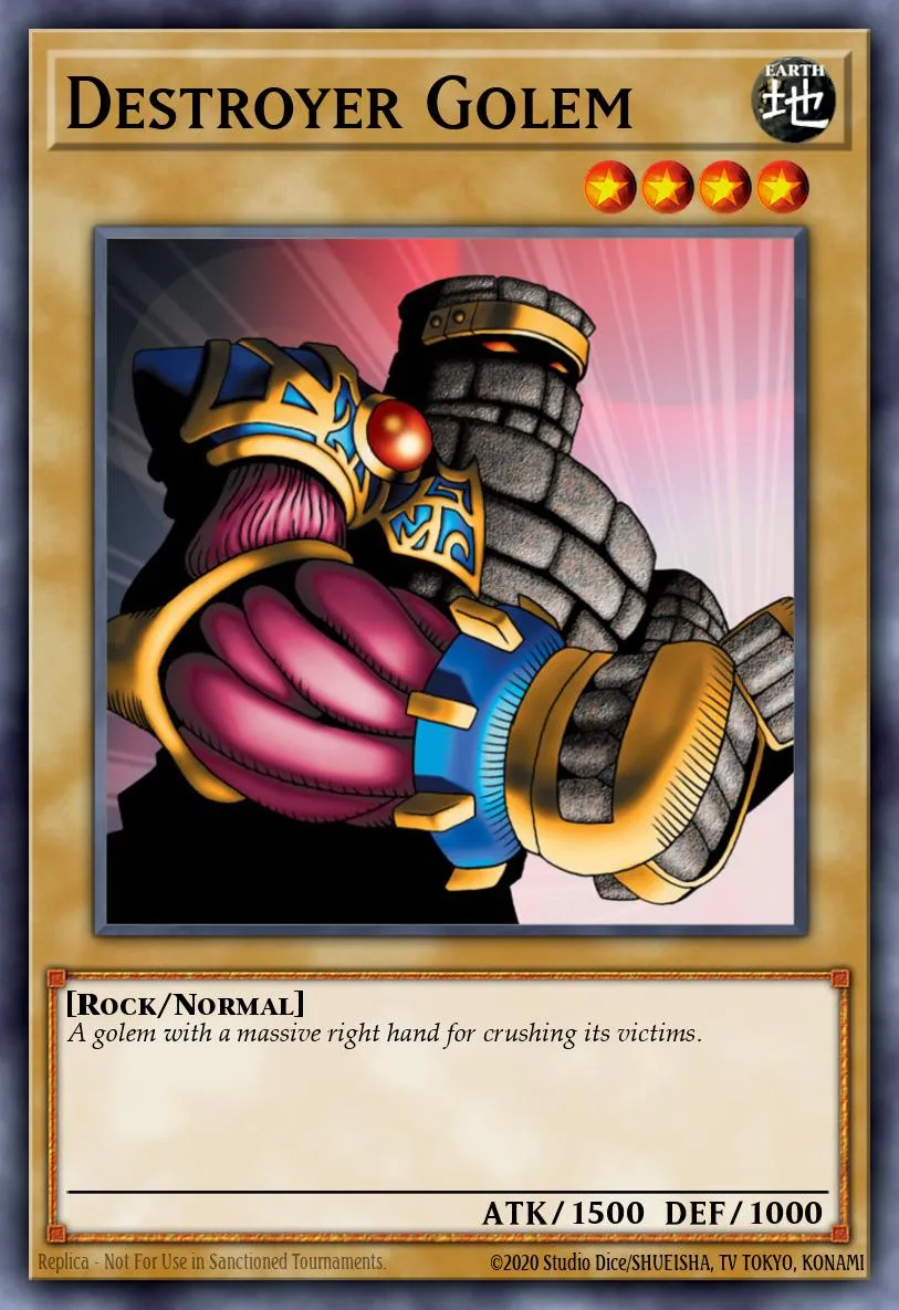 Destroyer Golem · Starter Deck: Kaiba 73481154/96