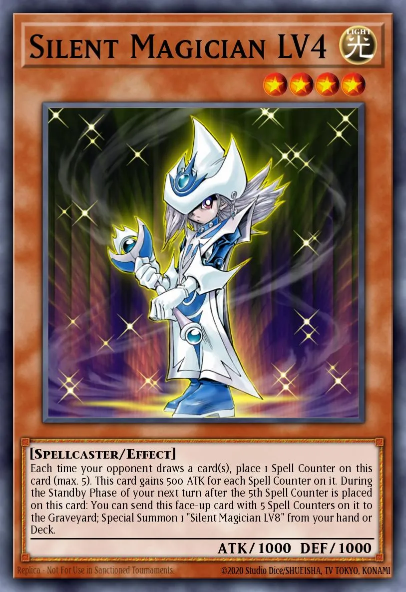 Silent Magician LV4 · Yu-Gi-Oh! Nightmare Troubadour promotional cards 73665146/3