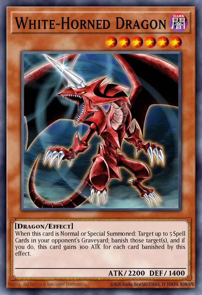 White-Horned Dragon · McDonald's Promotional Cards 2 73891874/20