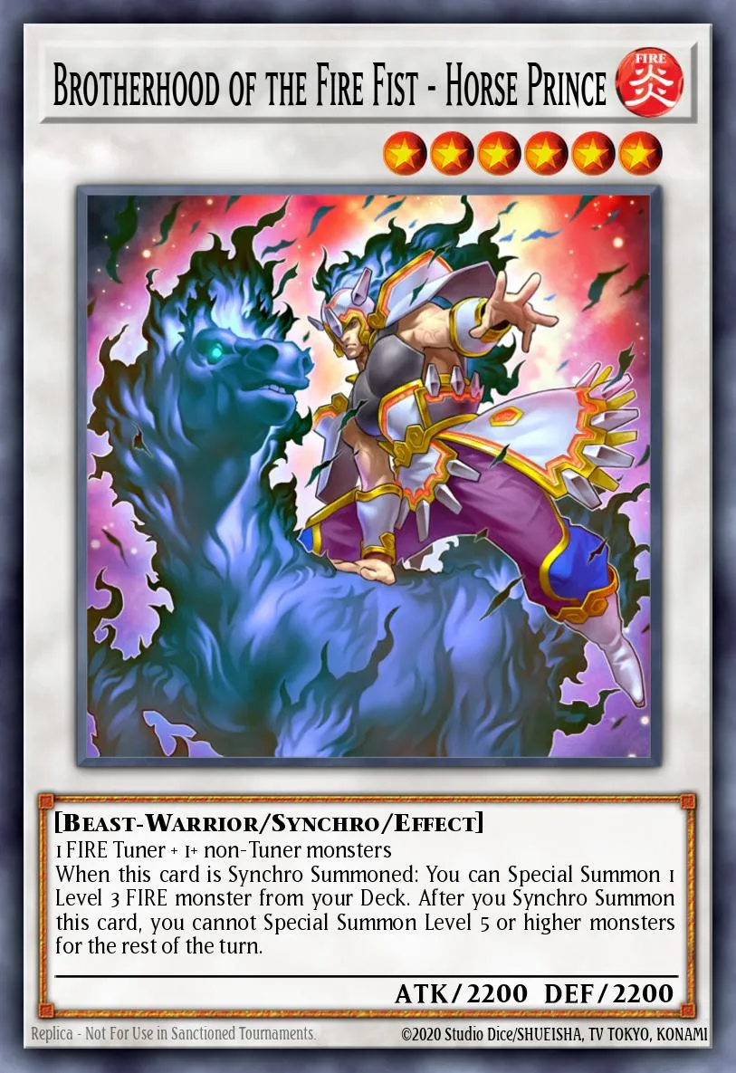 Brotherhood of the Fire Fist - Horse Prince · Cosmo Blazer: Special Edition 74168099/2
