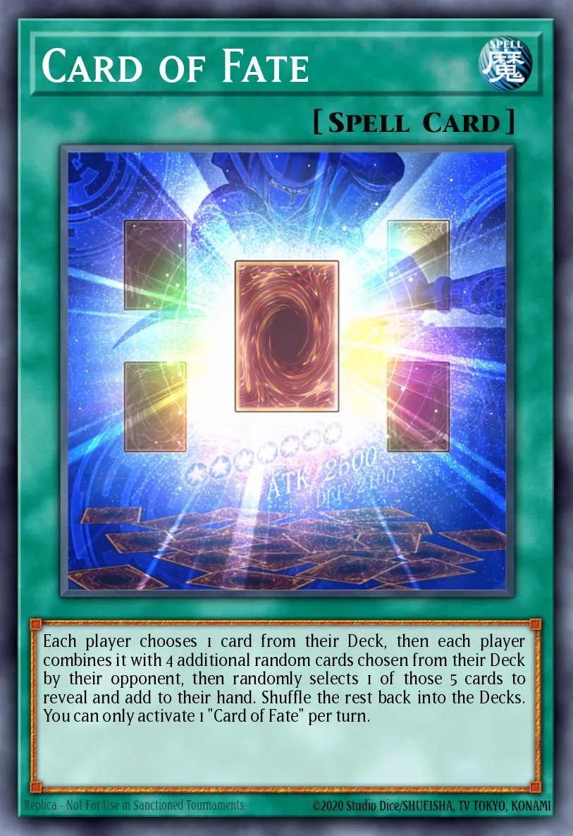 Card of Fate · Duel Overload 74191528/100