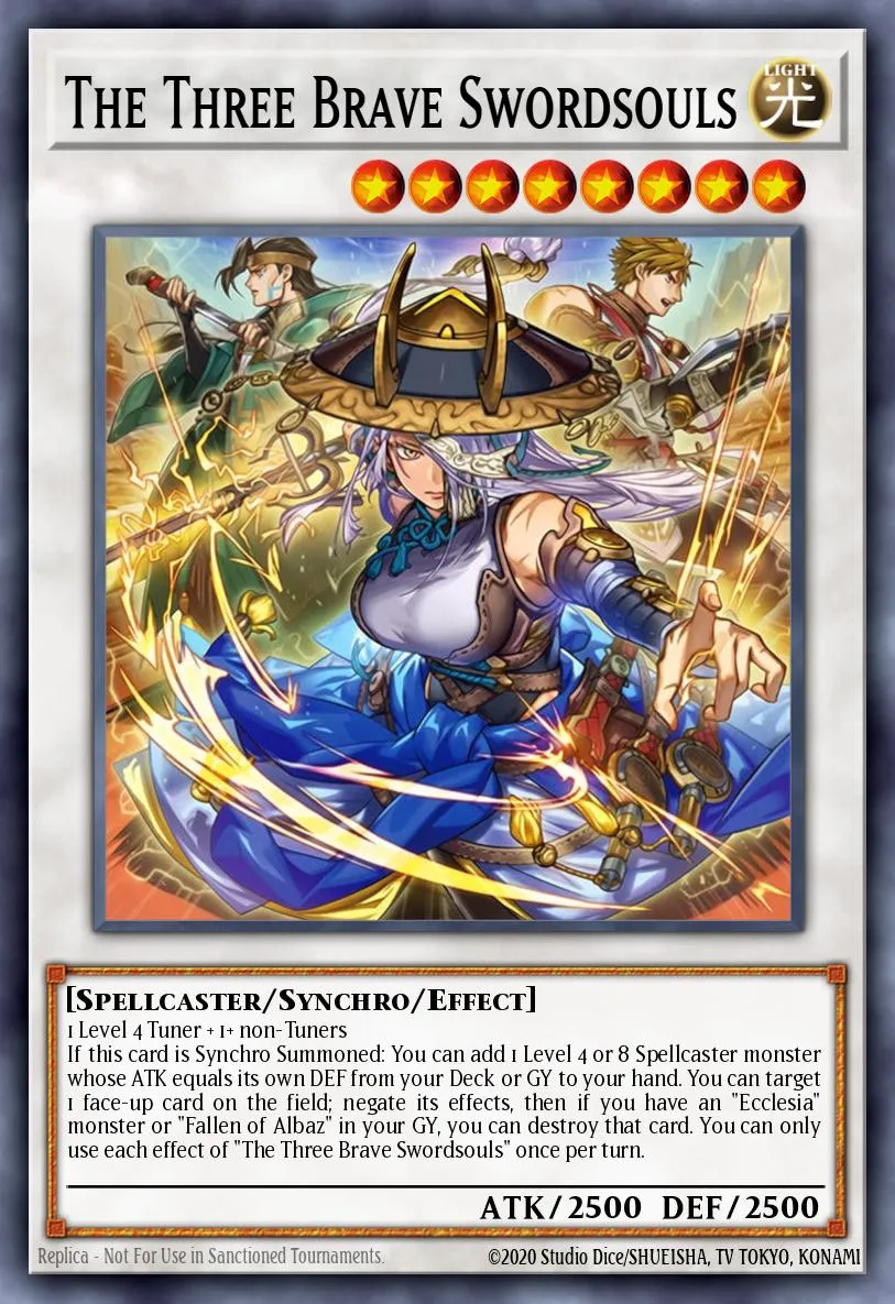 The Three Brave Swordsouls · Yu-Gi-Oh (No Set) 74405783