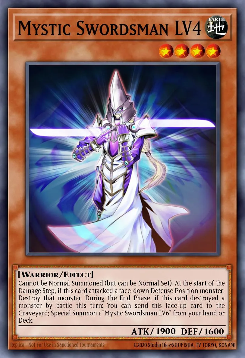 Mystic Swordsman LV4 · Soul of the Duelist 74591968/60