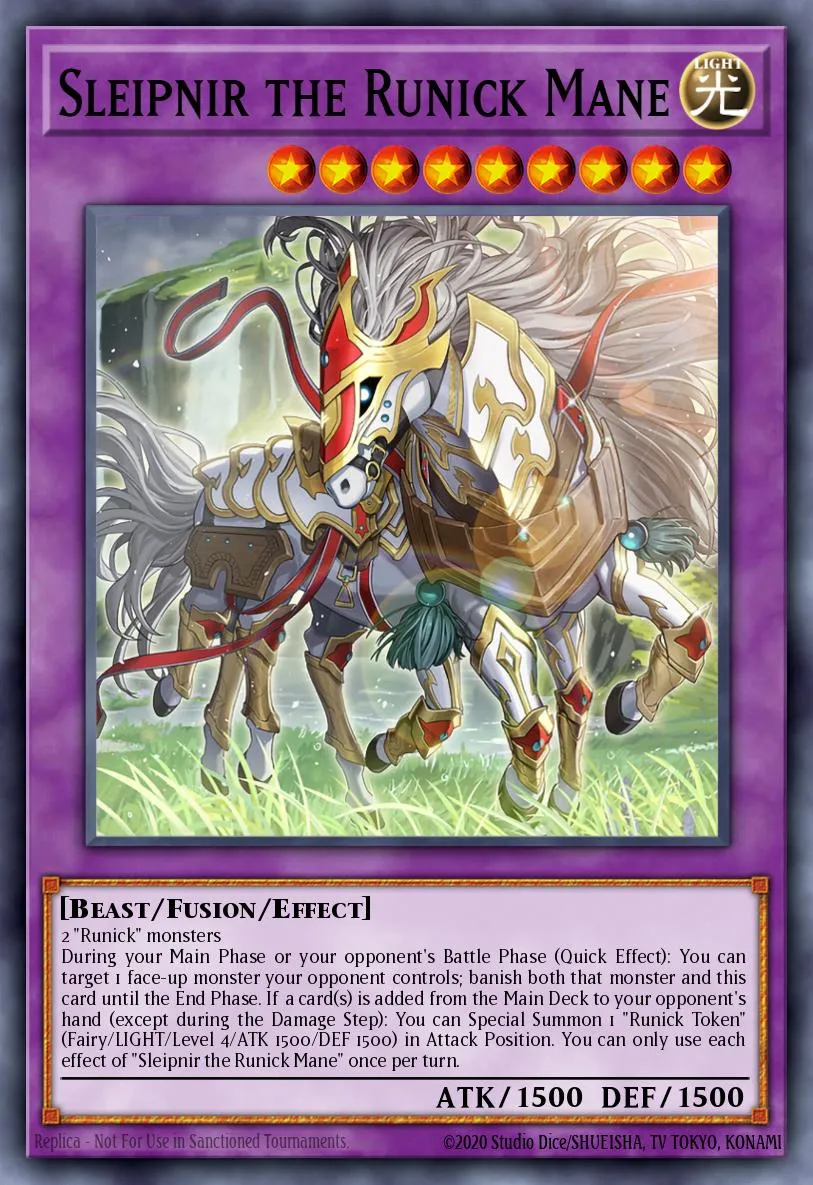 Sleipnir the Runick Mane · Duelist Nexus 74659582/99