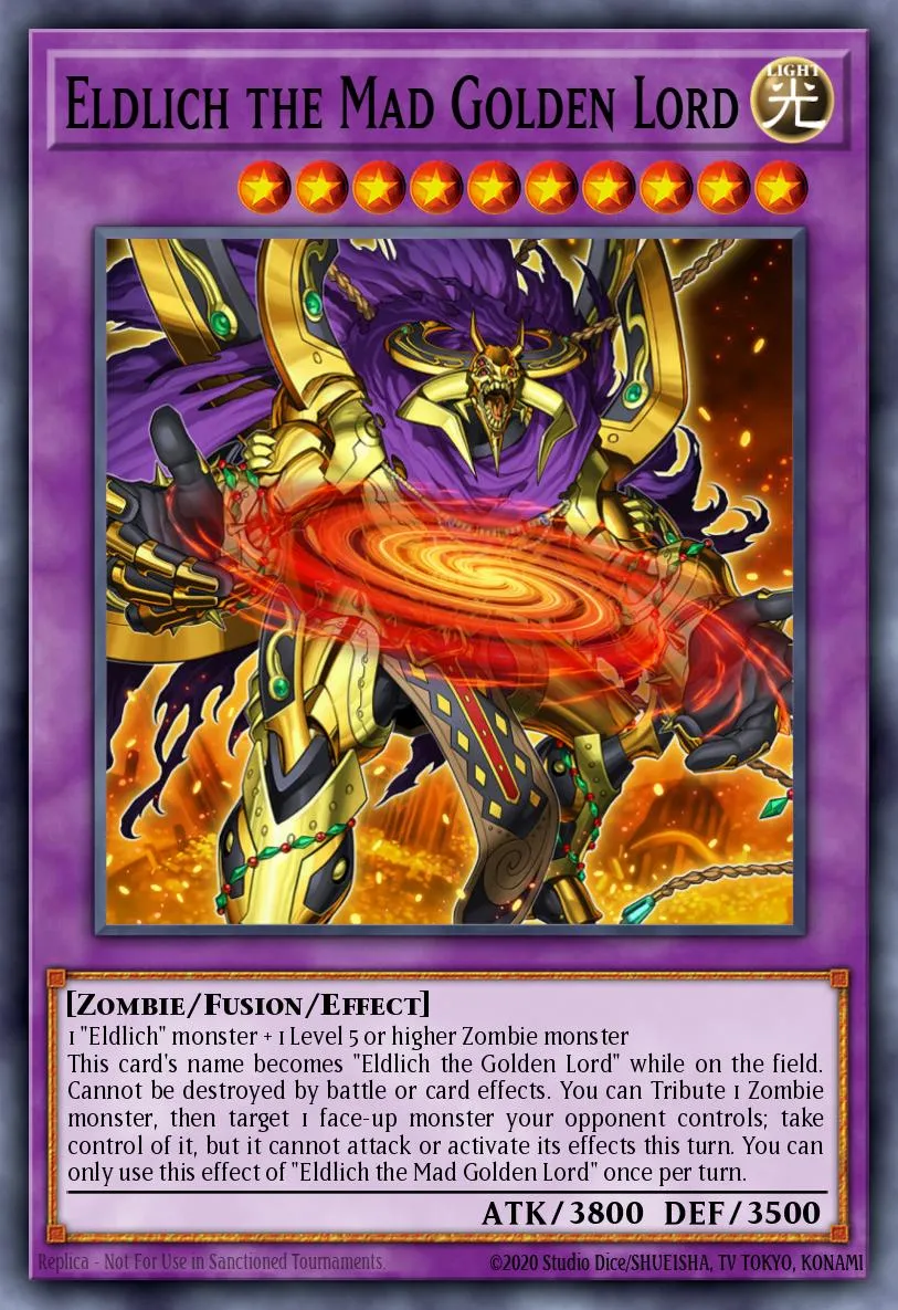 Eldlich the Mad Golden Lord · Blazing Vortex Premiere! promotional card 74889525/1