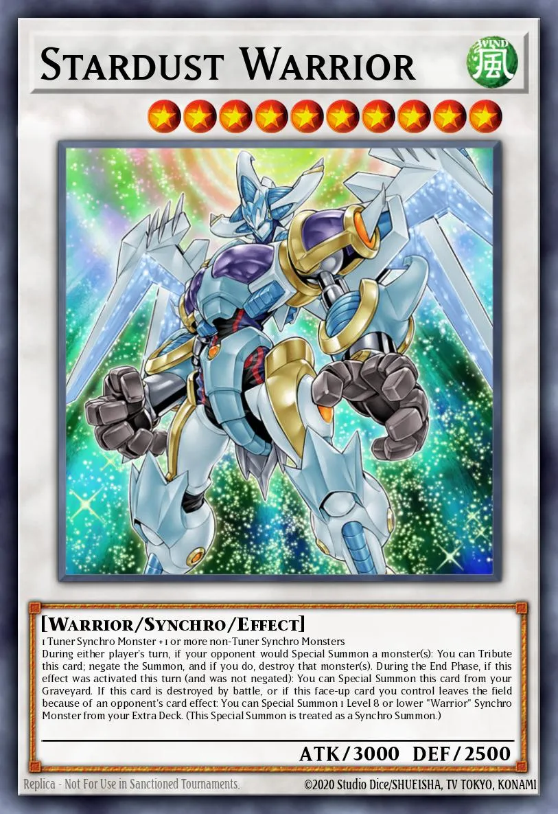 Stardust Warrior · Synchron Extreme Structure Deck 74892653/43
