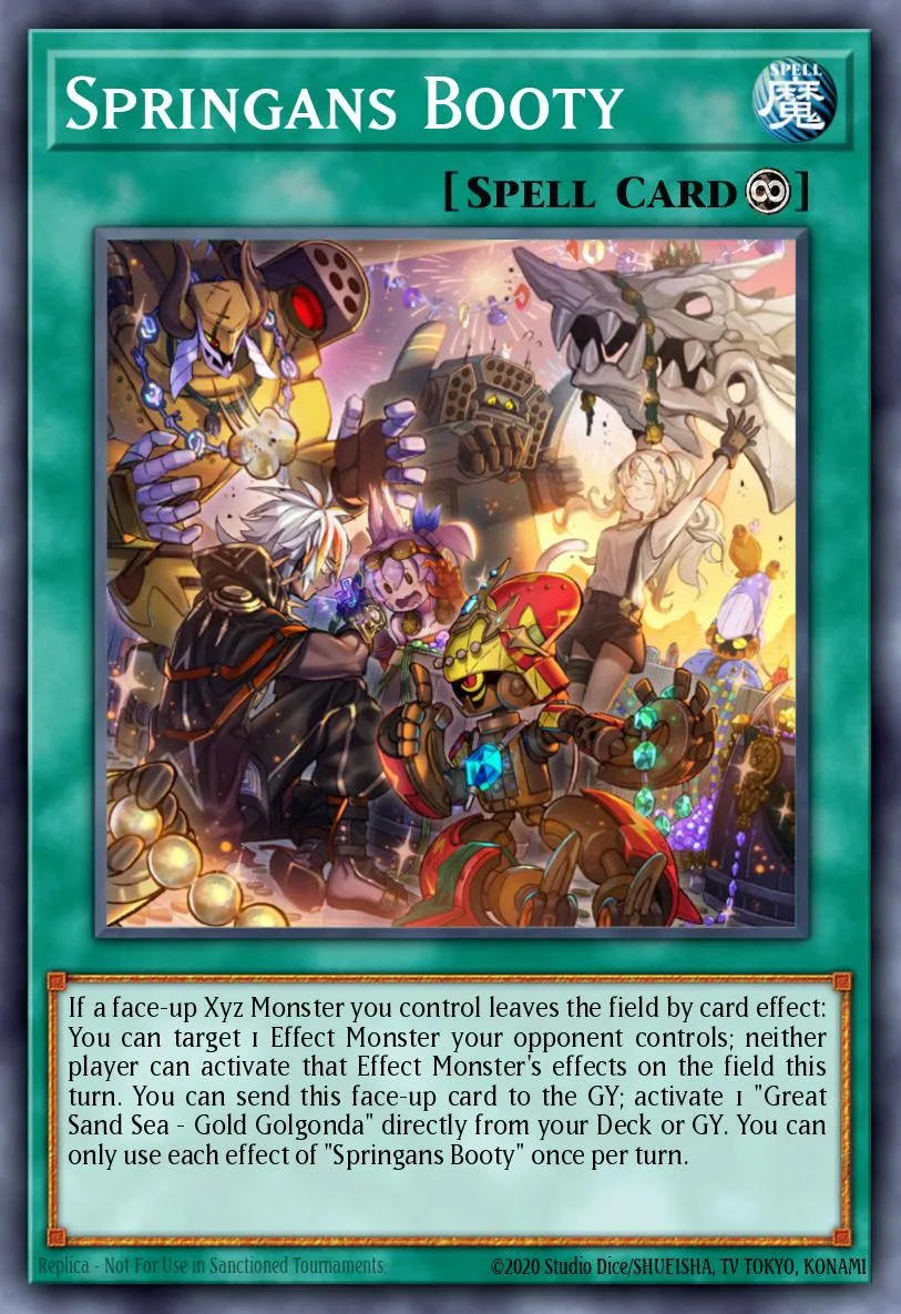 Springans Booty · Lightning Overdrive Premiere! promotional card 7496001/1