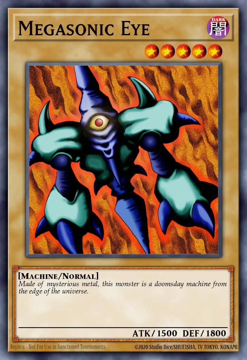 Megasonic Eye · McDonald's Promotional Cards 7562372/15