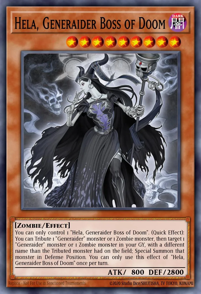 Hela, Generaider Boss of Doom · Mystic Fighters 75660578/60