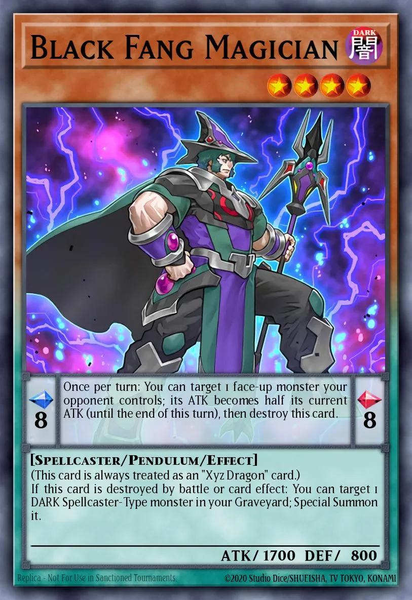 Black Fang Magician · Pendulum Evolution 75672051/60
