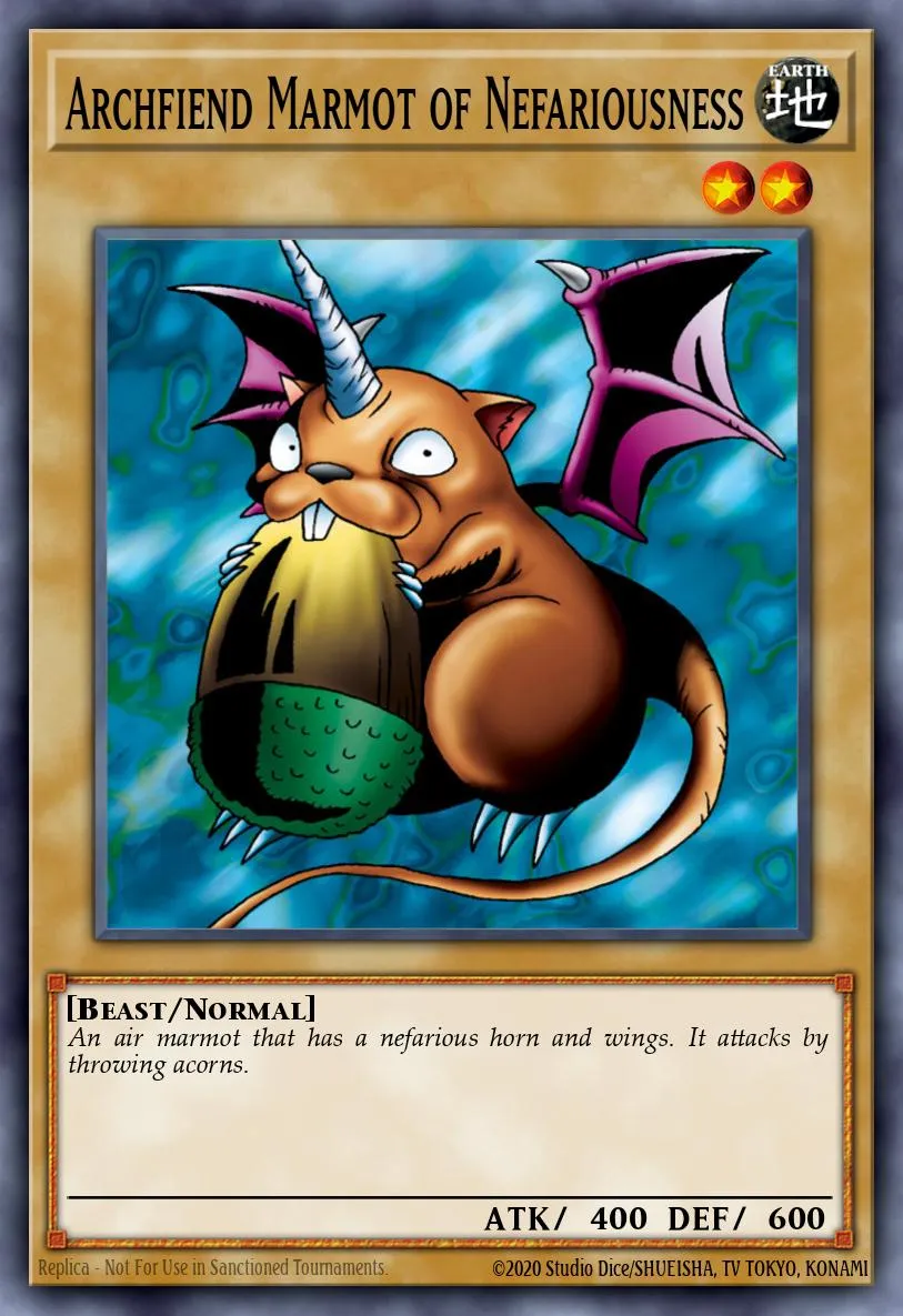 Archfiend Marmot of Nefariousness · Tournament Pack 6 75889523/20