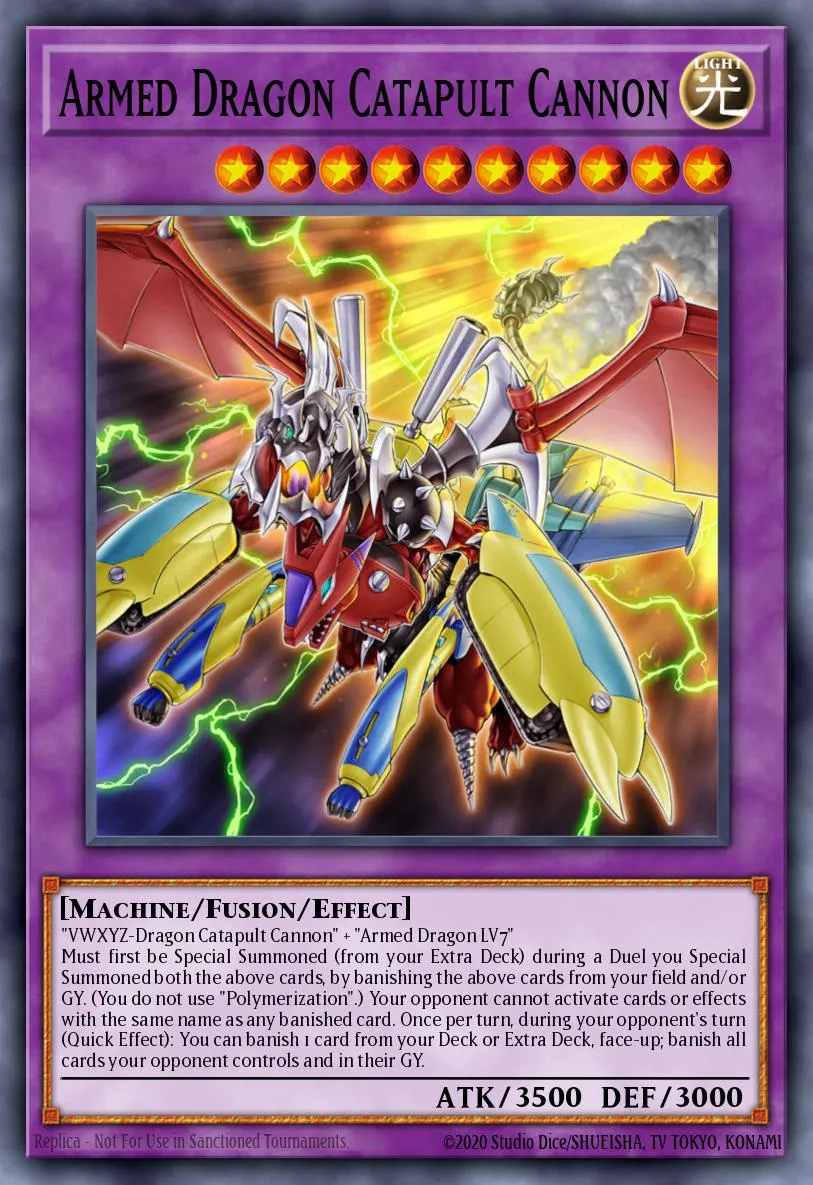 Armed Dragon Catapult Cannon · Legendary Duelists: Ancient Millennium 75906310/53