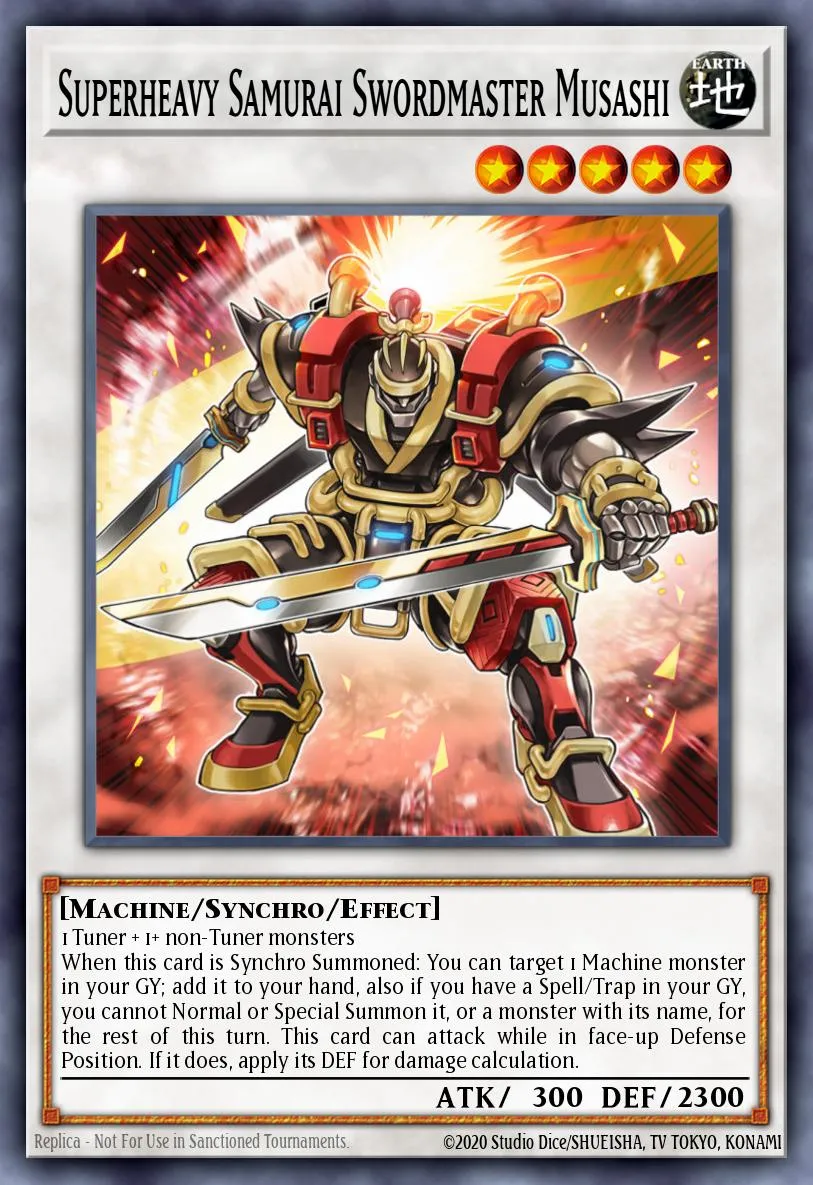 Superheavy Samurai Swordmaster Musashi · Eternity Code Premiere! promotional card 75988594/1