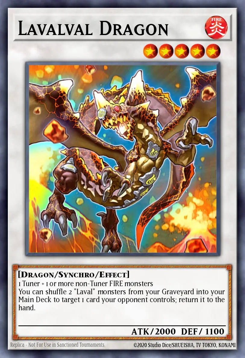 Lavalval Dragon · Duel Terminal 5b 75991898/50