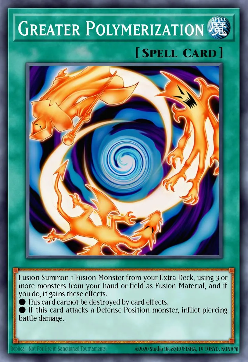 Greater Polymerization · Blazing Vortex Premiere! promotional card 7614732/1