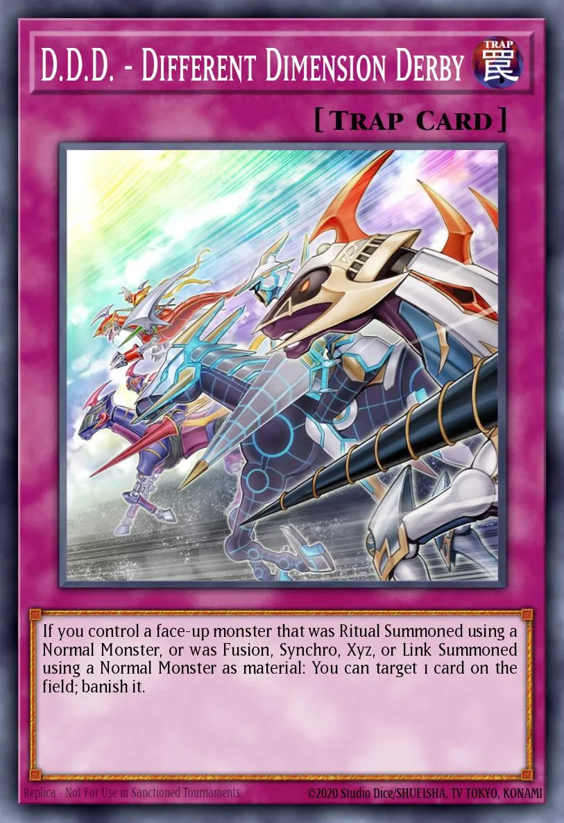 D.D.D. - Different Dimension Derby · Dawn of Majesty Premiere! promotional card 76552147/1