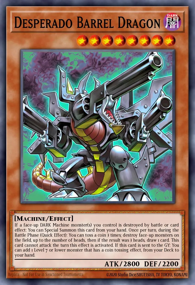 Desperado Barrel Dragon · Legendary Duelists: Ancient Millennium 76728962/53