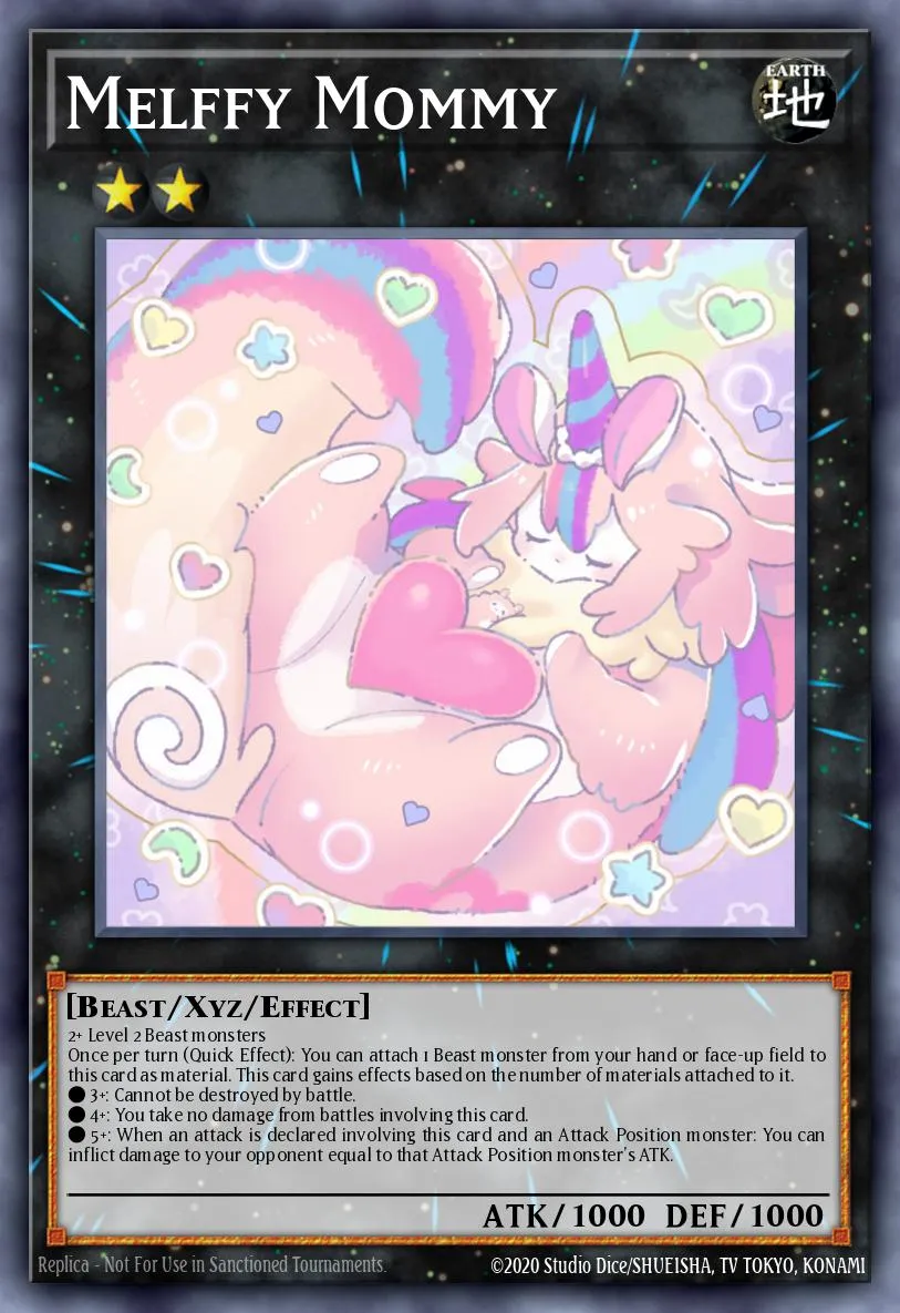 Melffy Mommy · Rise of the Duelist Premiere! promotional card 76833149/1