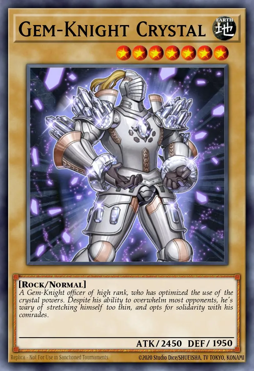 Gem-Knight Crystal · Duel Terminal 6b 76908448/50