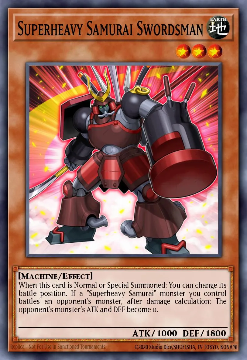 Superheavy Samurai Swordsman · Duelist Alliance: Deluxe Edition 77013169/7