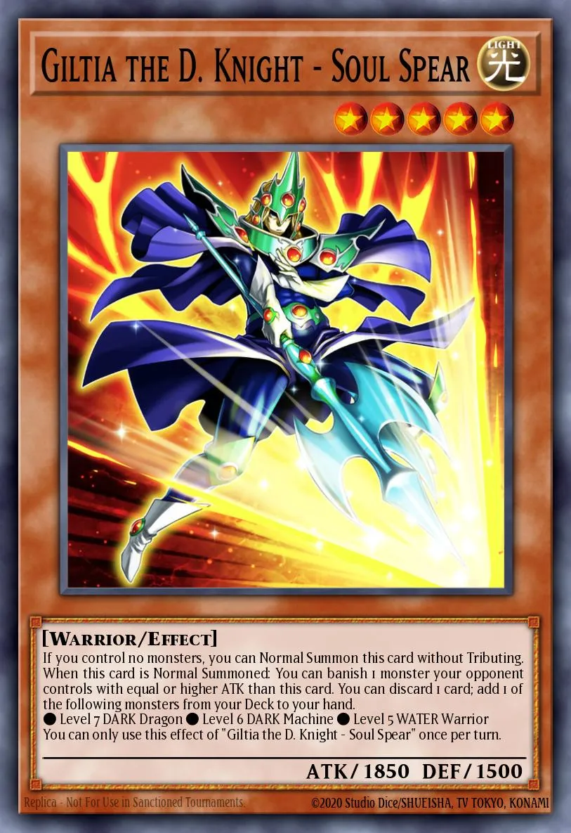 Giltia the D. Knight - Soul Spear · Legendary Duelists: Season 3 77406972/138