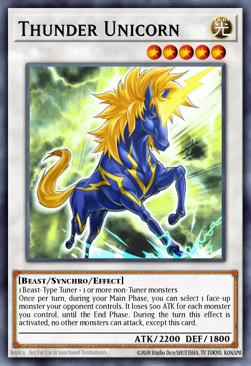 Thunder Unicorn · Duelist Revolution: Special Edition 77506119/2