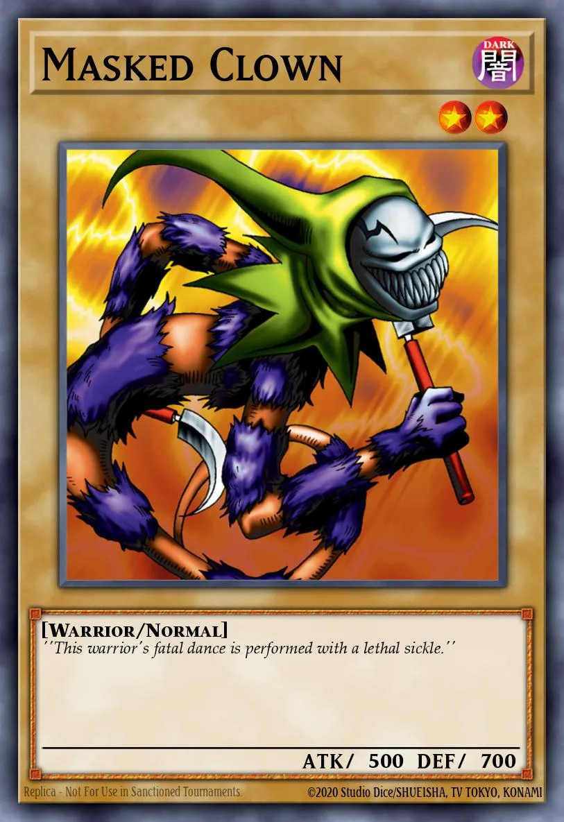 Masked Clown · Yu-Gi-Oh (No Set) 77581312