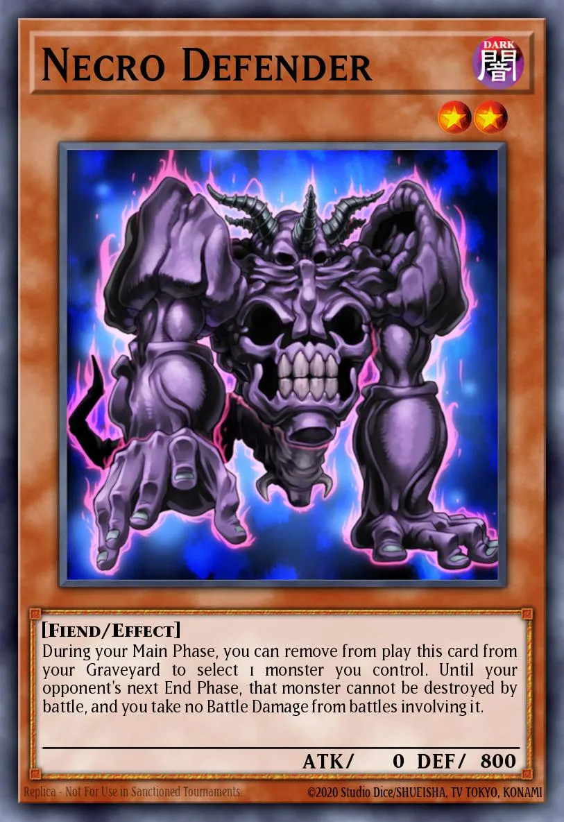 Necro Defender · Extreme Victory Sneak Peek Participation Card 77700347/1