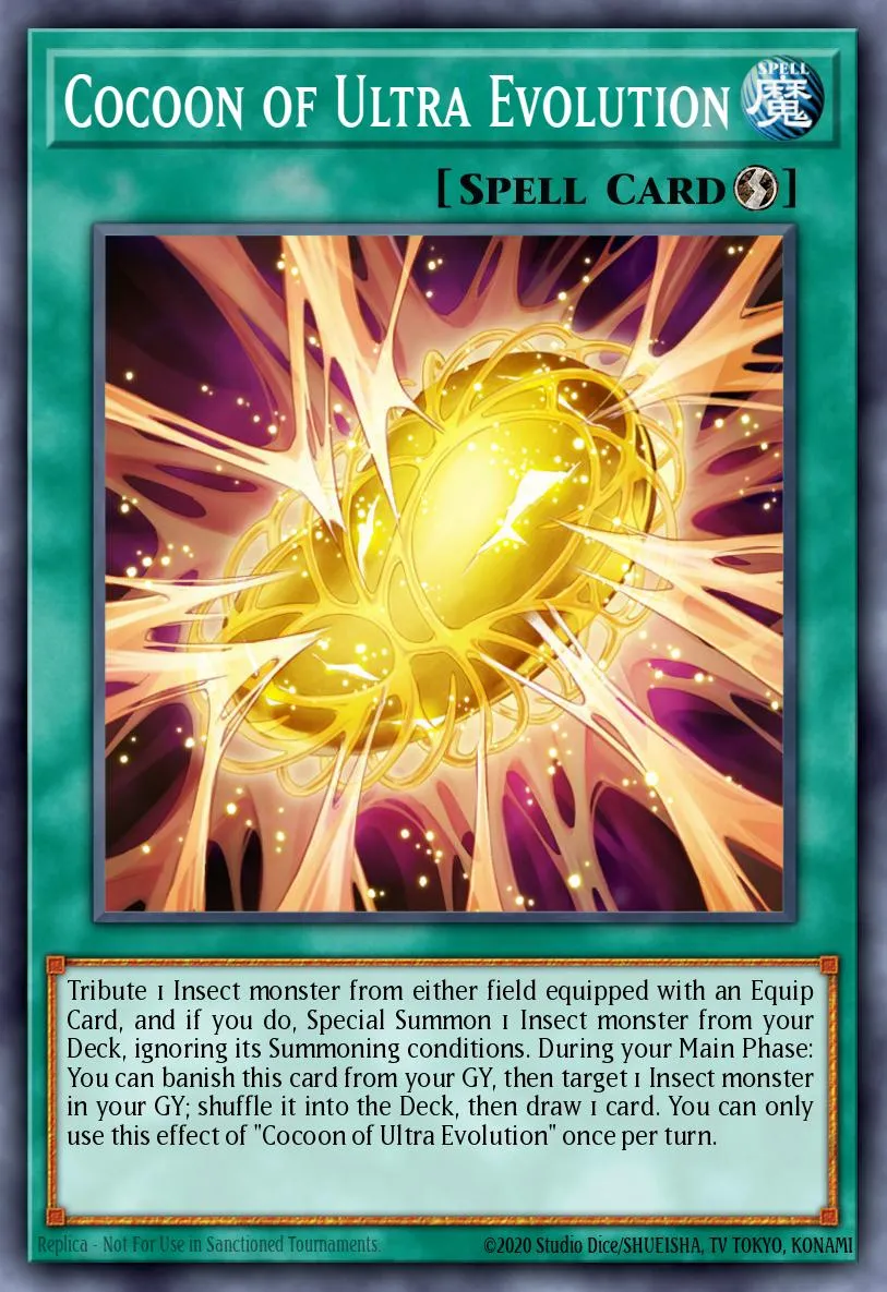 Cocoon of Ultra Evolution · Legendary Duelists: Ancient Millennium 77840540/53