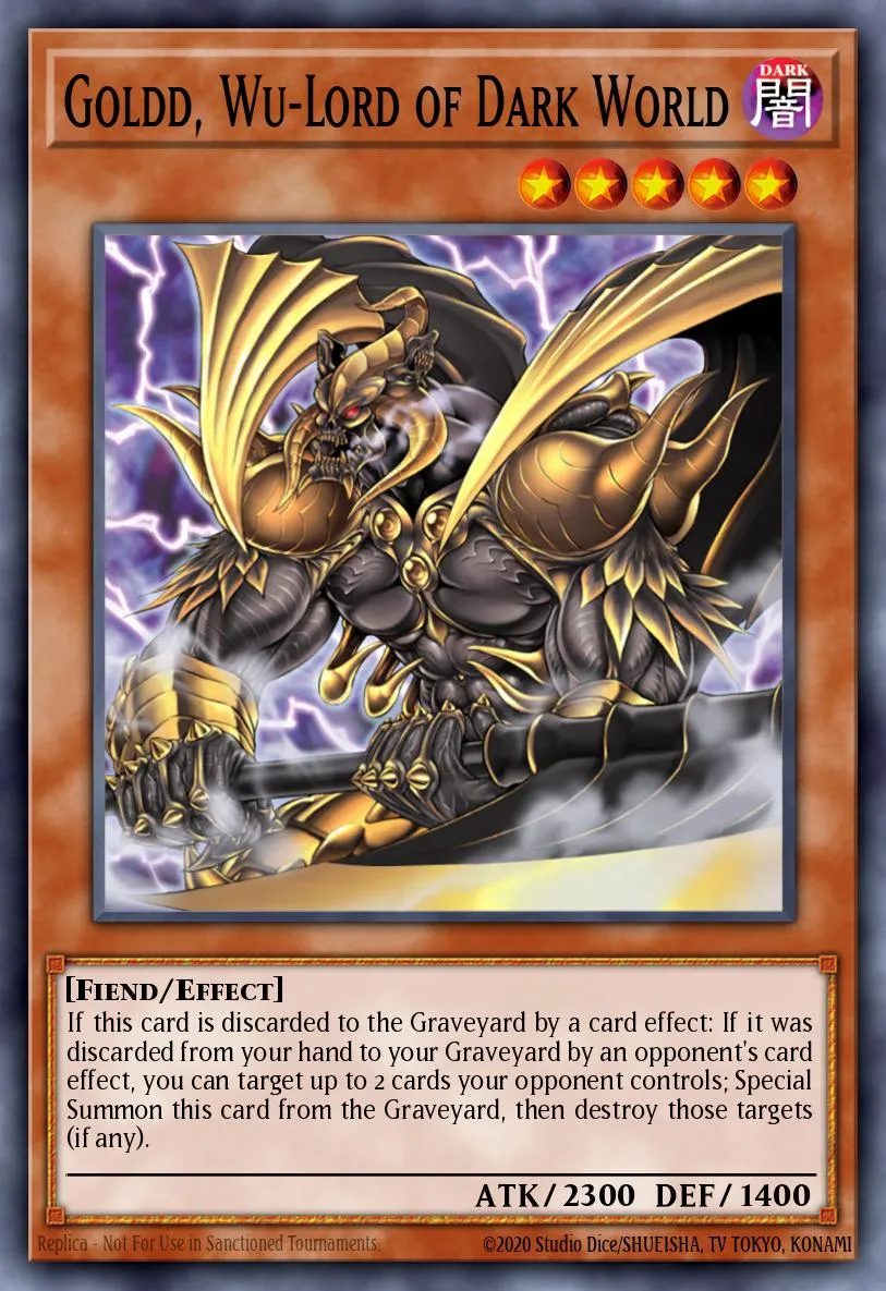 Goldd, Wu-Lord of Dark World · Elemental Energy: Special Edition 78004197/4