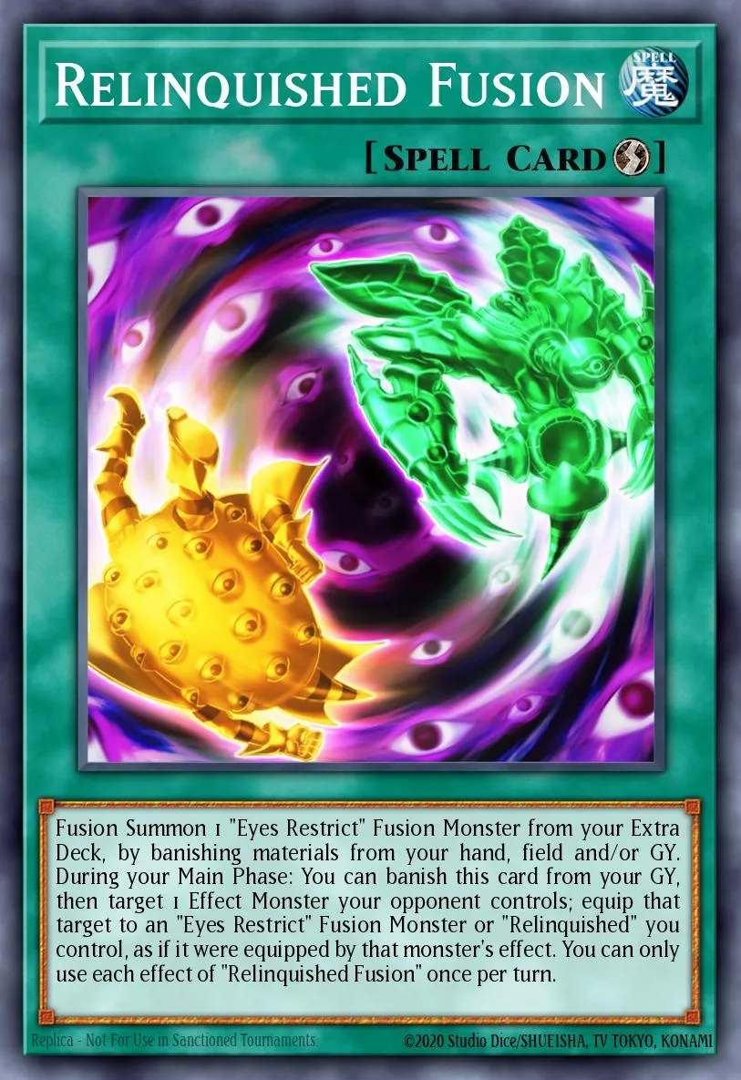 Relinquished Fusion · Legendary Duelists: Ancient Millennium 78063197/53