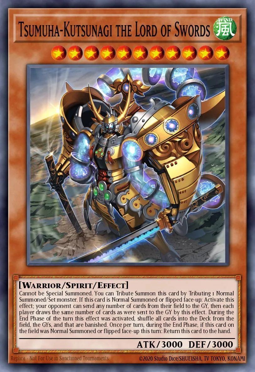 Tsumuha-Kutsunagi the Lord of Swords · Cyberstorm Access 78098950/101