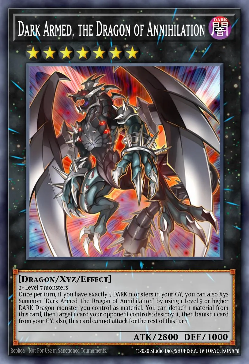 Dark Armed, the Dragon of Annihilation · Weekly Shonen Jump September 2013 membership promotional card 78144171/1