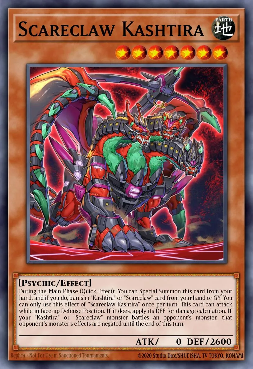Scareclaw Kashtira · OTS Tournament Pack 21 78534861/26