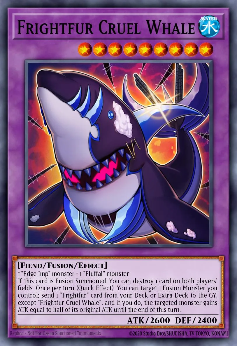 Frightfur Cruel Whale · Rise of the Duelist Premiere! promotional card 78778375/1