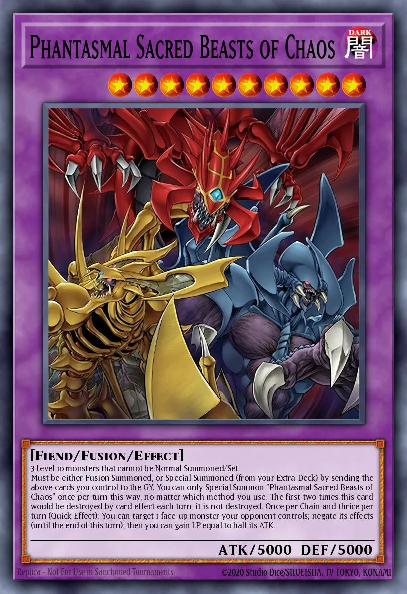 Phantasmal Sacred Beasts of Chaos · Yu-Gi-Oh (No Set) 7894706