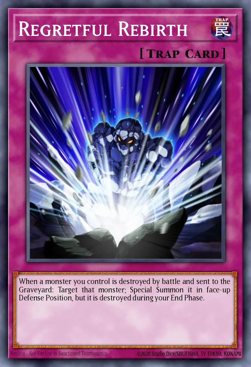 Regretful Rebirth · Yu-Gi-Oh! 5D's Tag Force 4 promotional cards 79544790/3