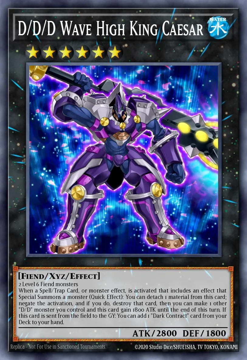 D/D/D Wave High King Caesar · Code of the Duelist Special Edition 79559912/4