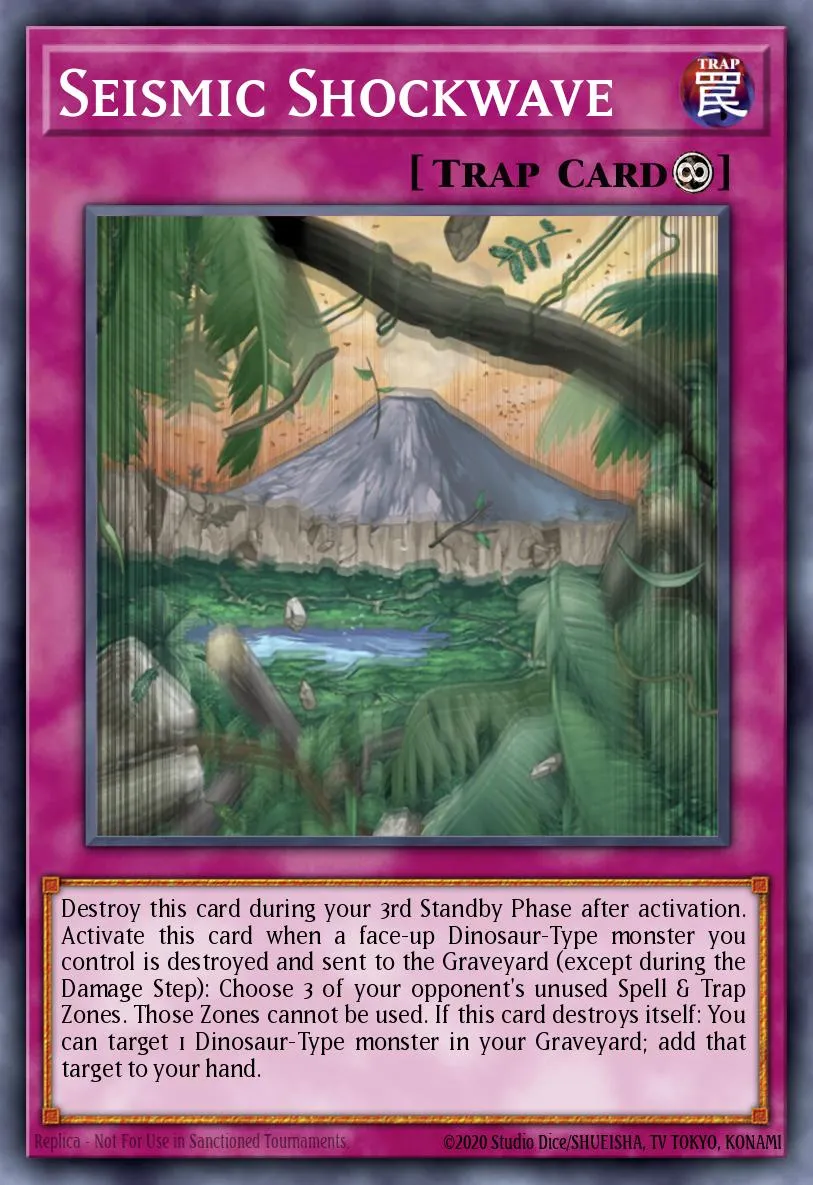 Seismic Shockwave · Structure Deck: Dinosaur's Rage Special Set 79569173/1