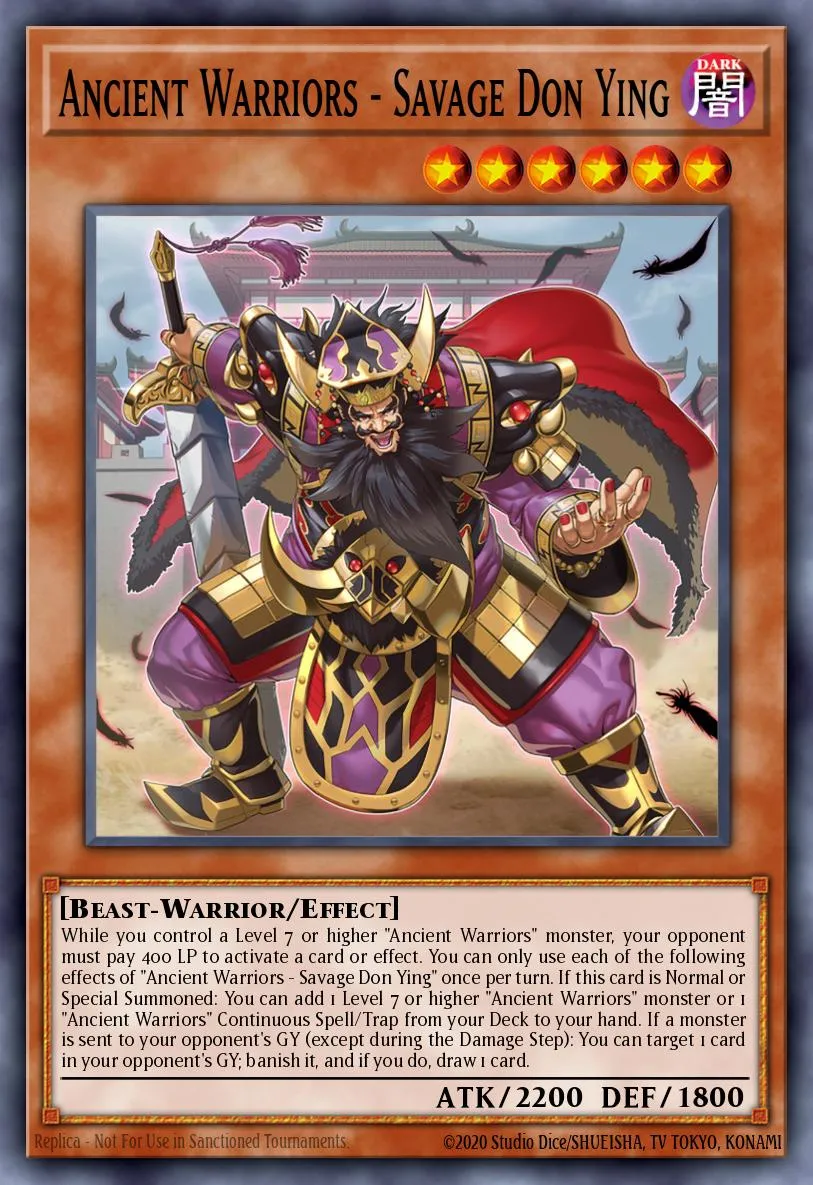 Ancient Warriors - Savage Don Ying · Dimension Force 79582540/101