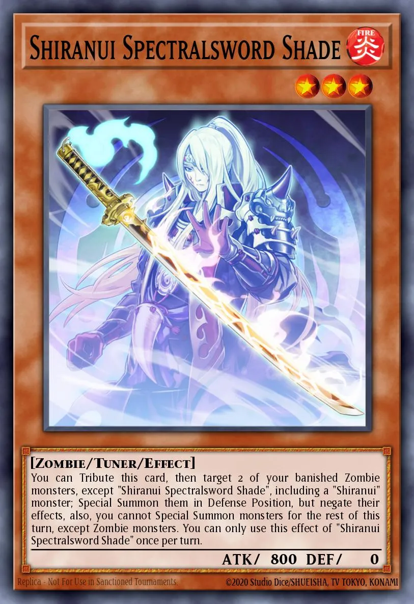 Shiranui Spectralsword Shade · Savage Strike Special Edition 79783880/4