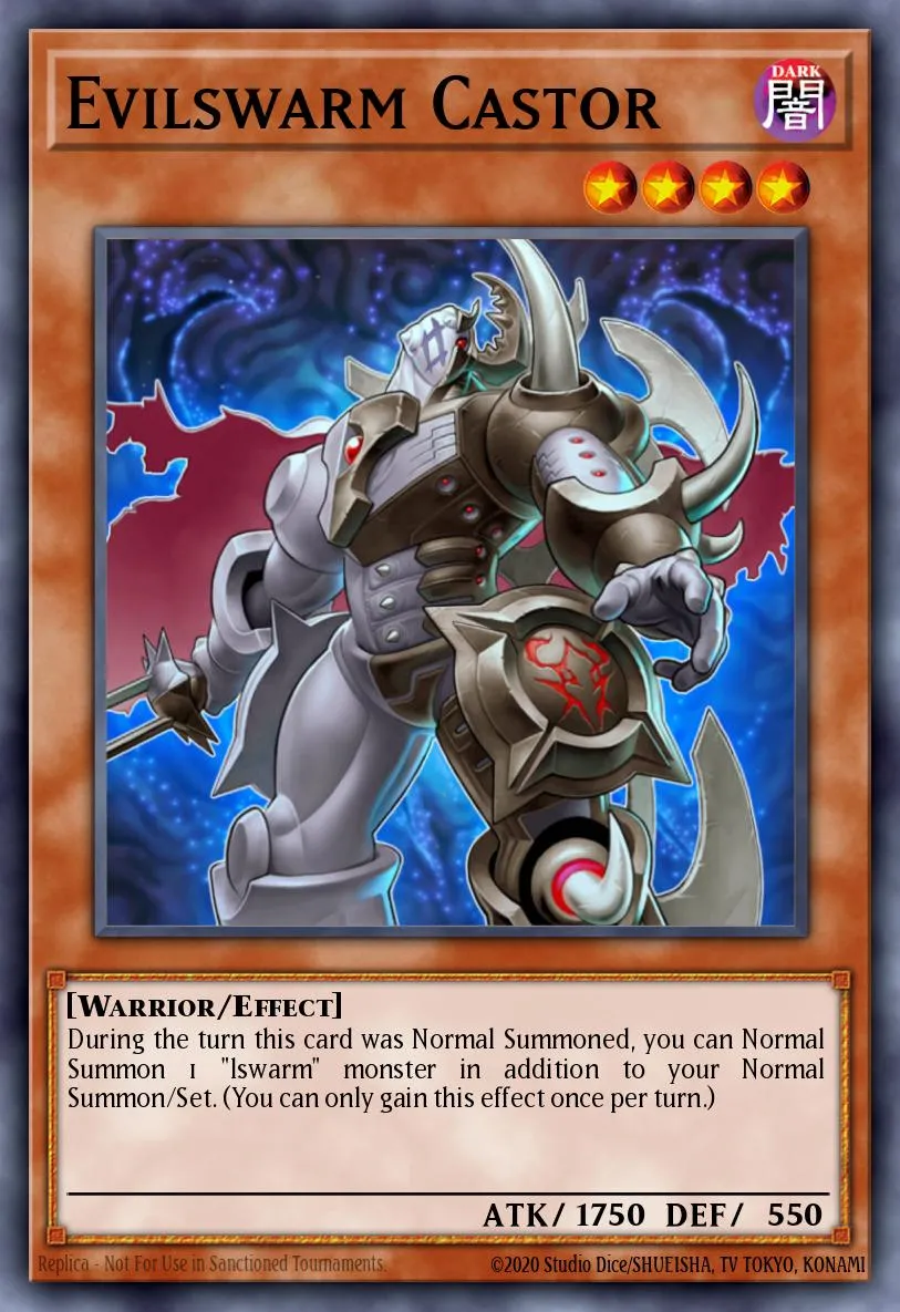 Evilswarm Castor · Duel Terminal 7b 79785958/49