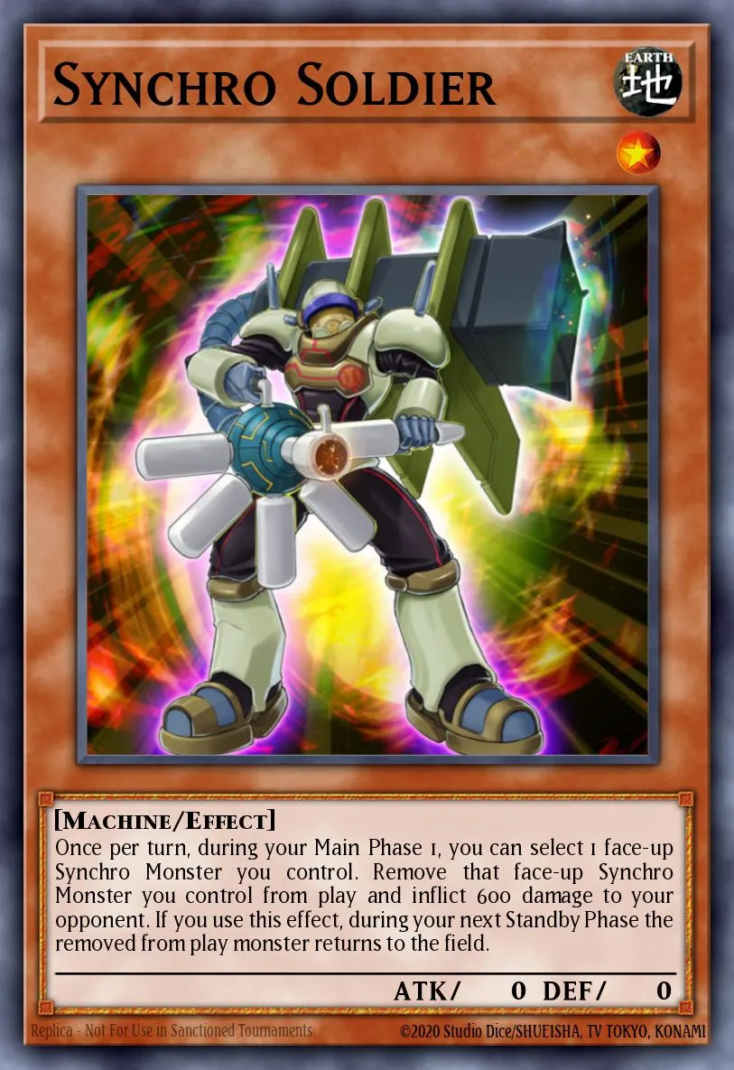Synchro Soldier · Starstrike Blast Sneak Peek Participation Card 79796561/1