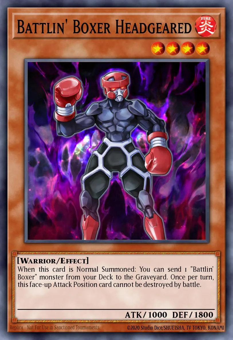 Battlin' Boxer Headgeared · Lord of the Tachyon Galaxy Sneak Peek Participation Card 79867938/1
