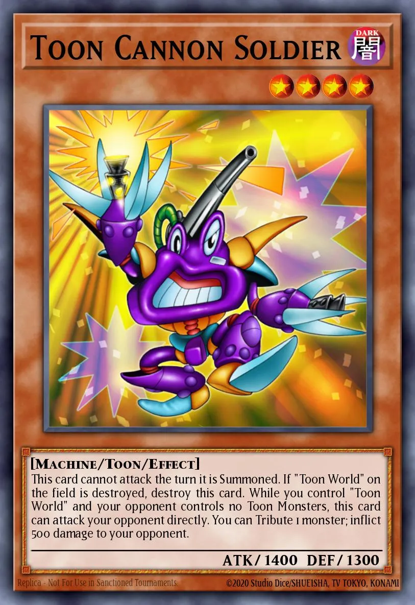 Toon Cannon Soldier · Tournament Pack 6 79875176/20
