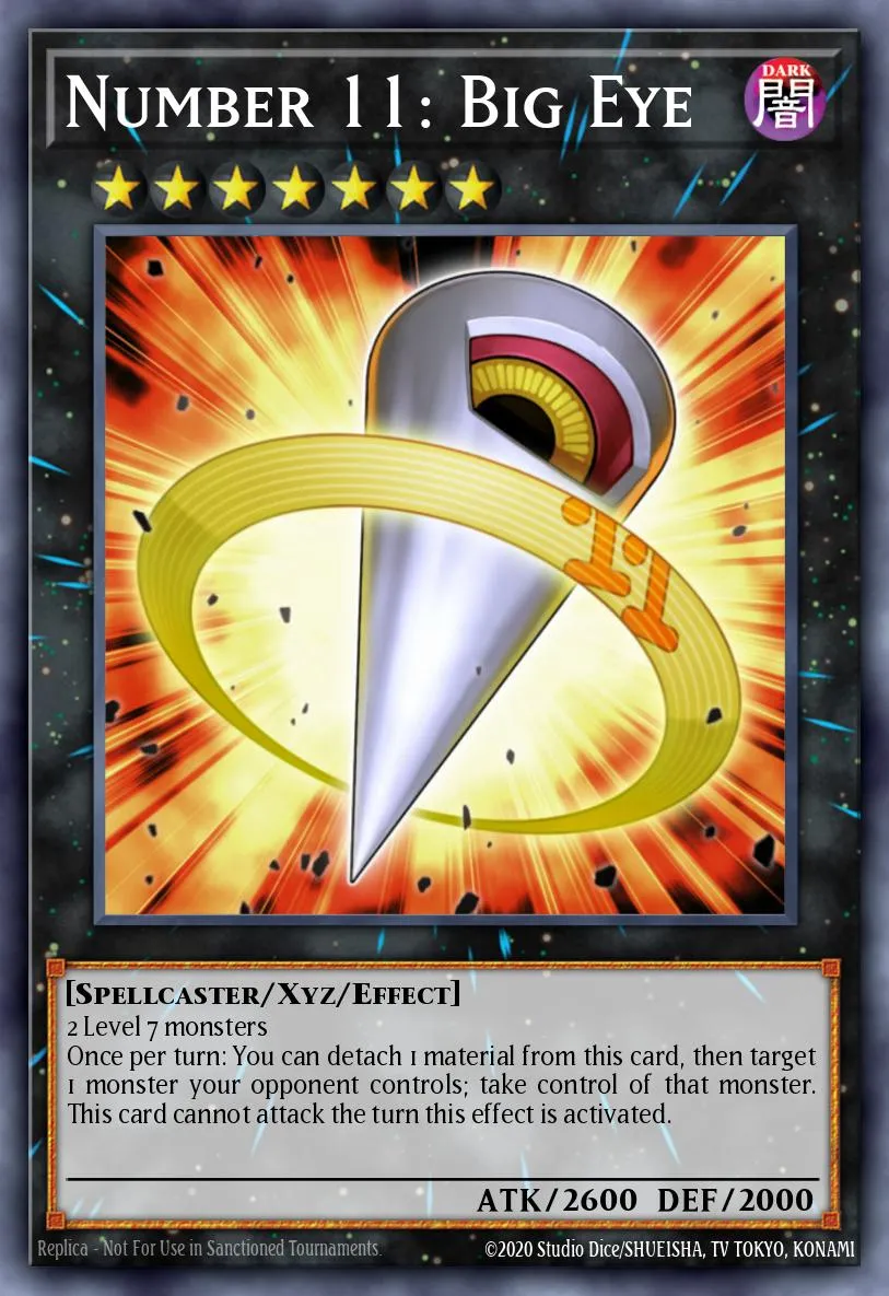 Number 11: Big Eye · Galactic Overlord Sneak Peek Participation Card 80117527/1