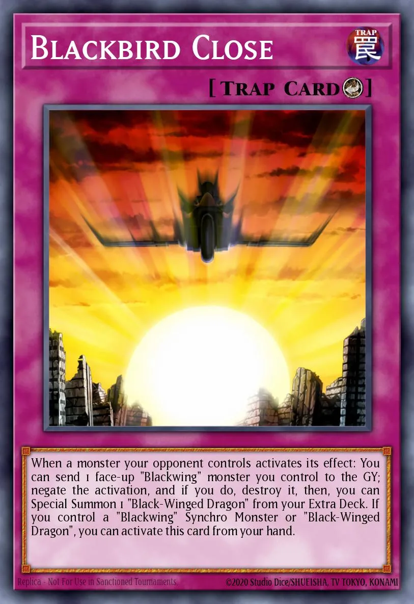 Blackbird Close · Legendary Duelists: White Dragon Abyss 80254726/56
